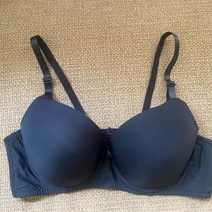 Black Pink lover Push Up Tee Shirt Bra in 38B